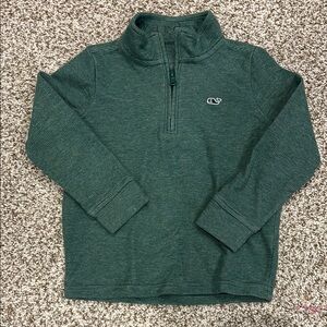 Vineyard Vines Green Quarter-Zip Sweater